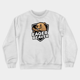 Eager Beaver Face Crewneck Sweatshirt